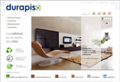 Creación de sitio web para Durapiso